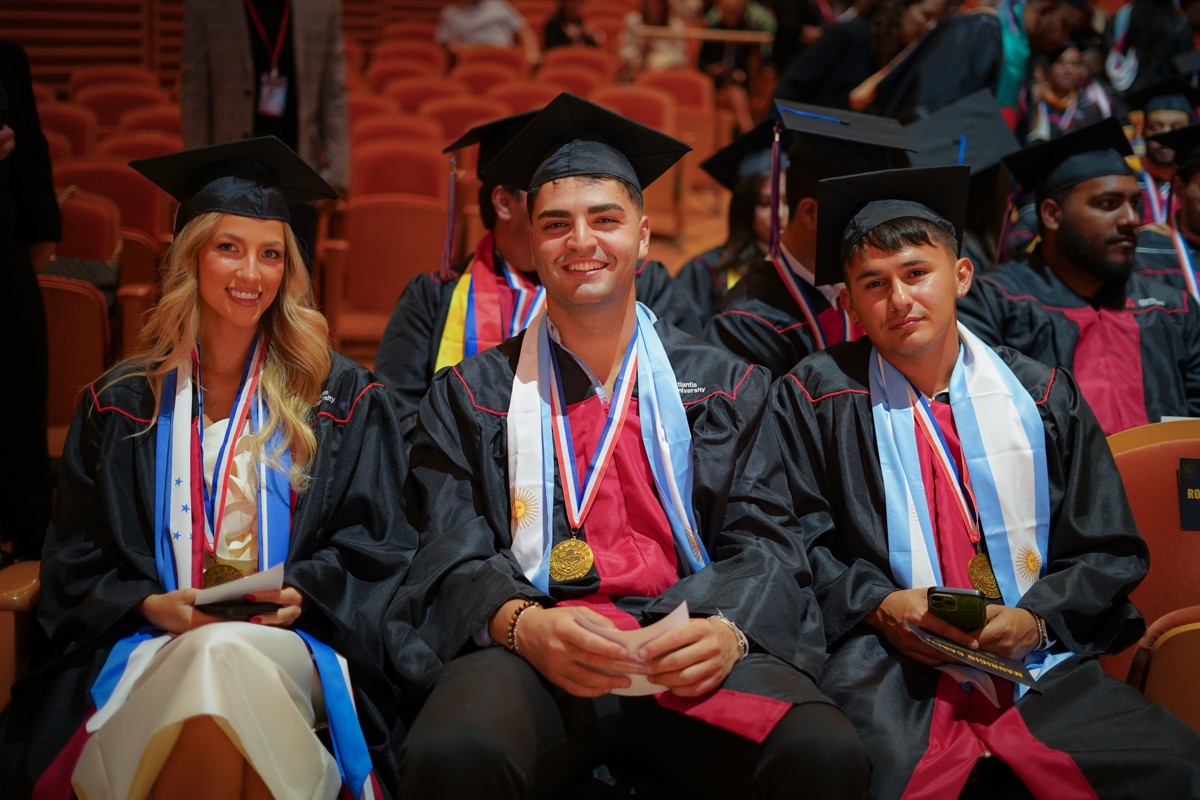 Atlantis University graduates at commencement