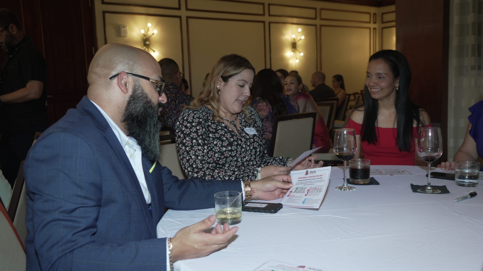 Speed networking dinner
